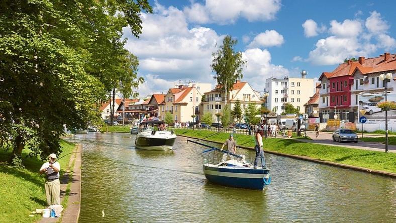 Udane Wczasy Apartment Gizycko Bagian luar foto
